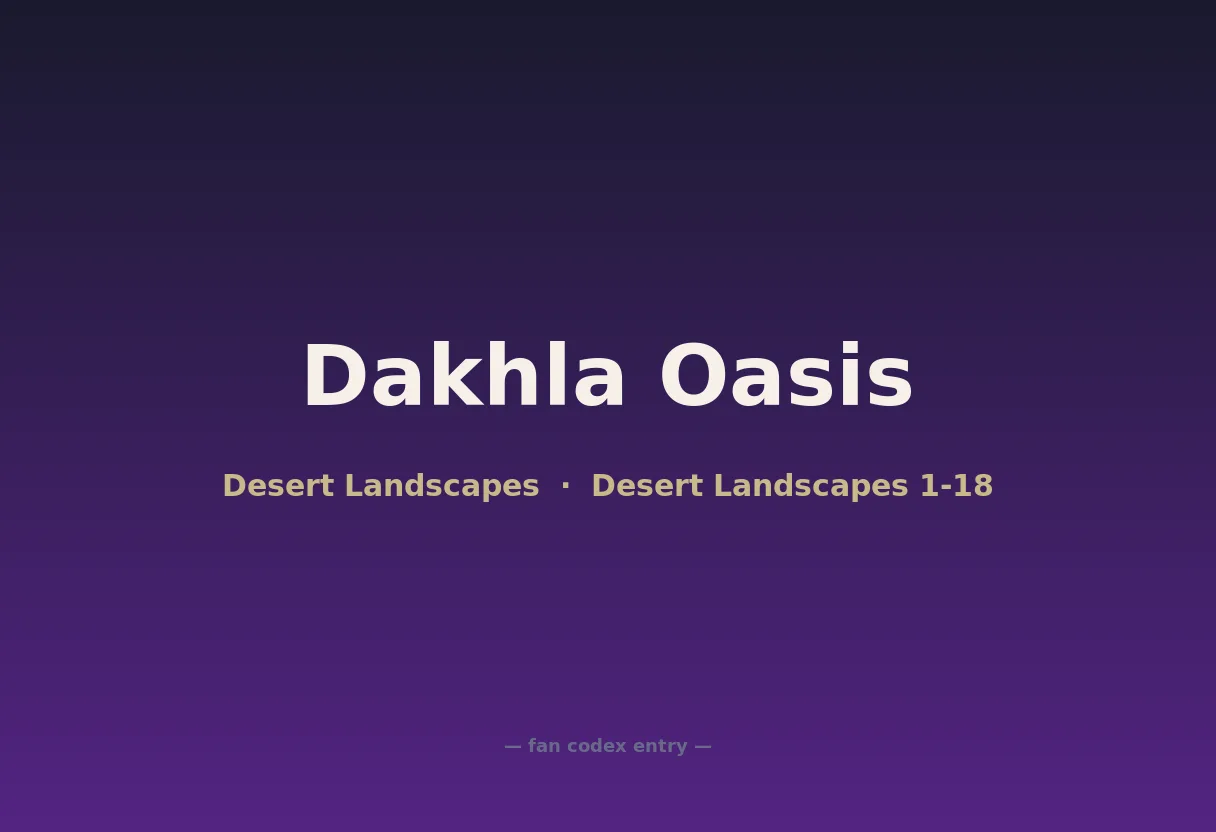 Dakhla Oasis